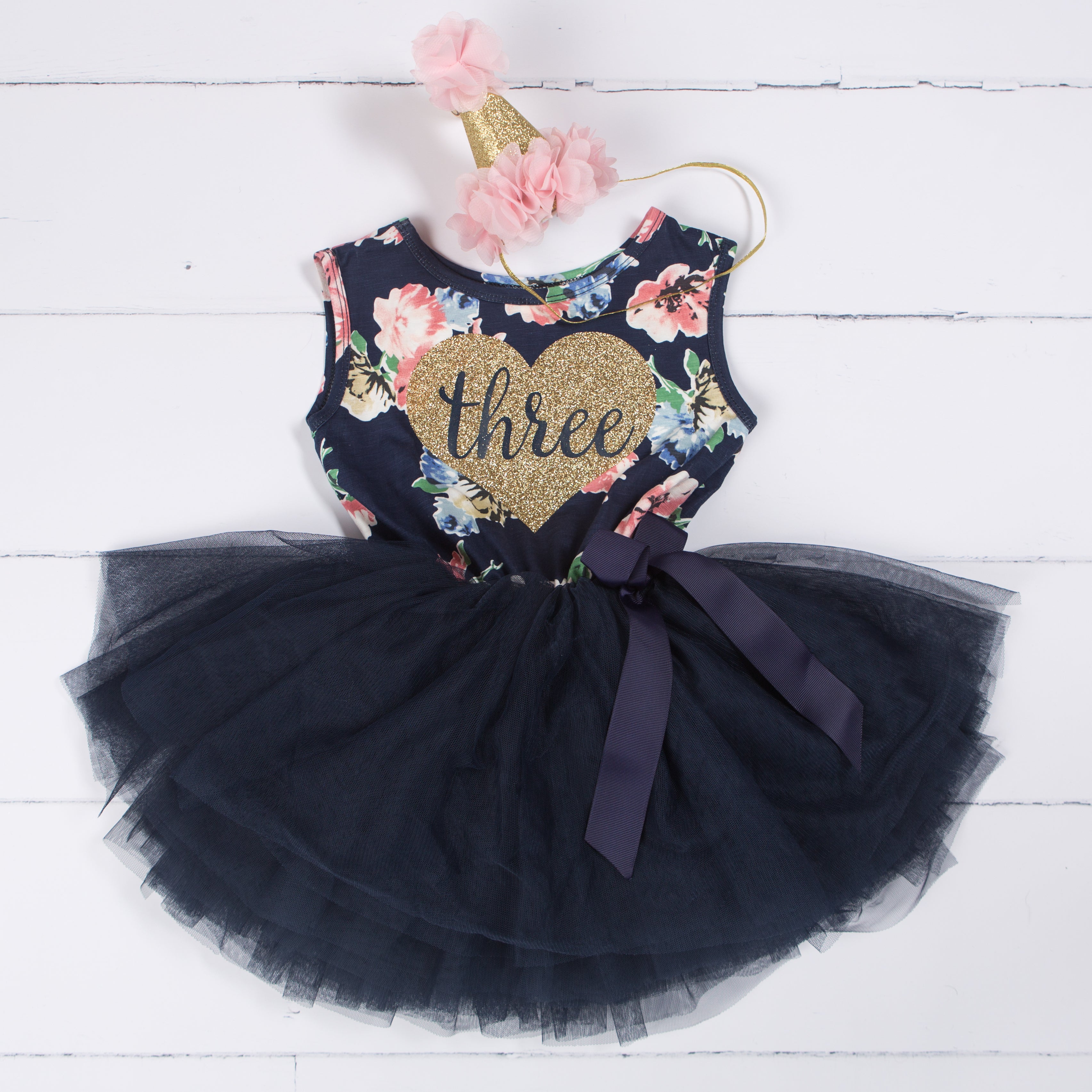 Third Birthday Outfit Heart of Gold