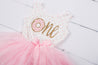 Pink Polka Dot Donut Birthday Dress - (Second Birthday Dress - Second Birthday Outfit)