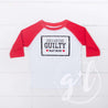 Heart Stealer "Guilty" Boys Shirt or Onesie for Valentines Day - Grace and Lucille