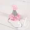 1st Birthday Dress Winter Wonderland "ONE" Pink Stripe Long Sleeve, White Leg Warmers & Pink Hat - Grace and Lucille