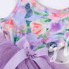 Party Outfit Lavender Floral Sleeveless Tutu Dress - Grace and Lucille