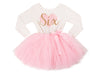 Pink Heart Gold Script Pink Polka Dot Tutu Dress - (First Birthday Dress - First Birthday Outfit)