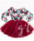 Girls floral Christmas dress - Grace and Lucille