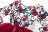 Girls floral Christmas dress - Grace and Lucille