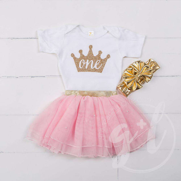 Bejeweled Pink Tutu - Grace and Lucille