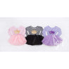 2nd Birthday Dress Gold Crown"TWO" Pink Striped Long Sleeve - Grace and Lucille