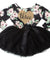 3rd Birthday Dress - Floral Heart (Long Sleeve)