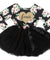 4th Birthday Dress - Floral Heart (Long Sleeve)