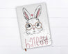 Custom Easter Basket gifts for little girls, custom bunny notebooks