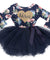 3rd Birthday Dress - Floral Heart (Long Sleeve)