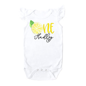 Personalized Lemon Onesie Toddler