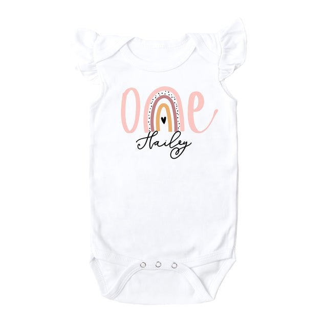 Personalized Rainbow Onesie Toddler