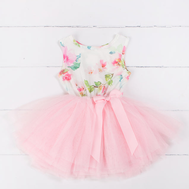 Baby Girl Sleeveless Floral Dresses