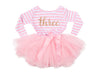 3rd Birthday Dress - Striped (Long Sleeve)