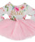 3rd Birthday Dress - Floral Heart (Long Sleeve)