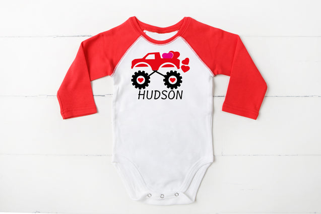 Boys love truck shirt