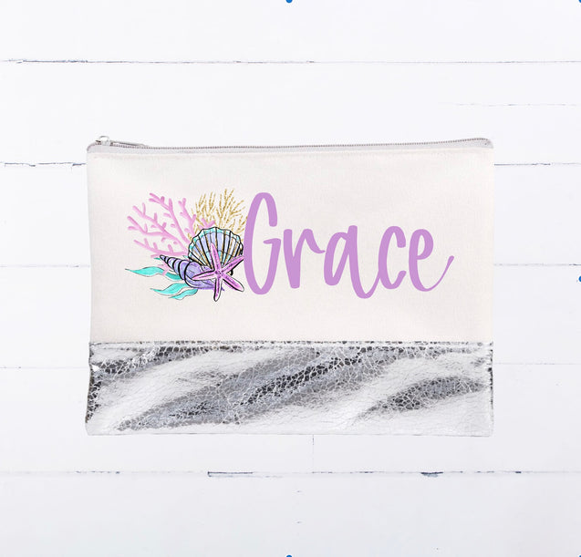 Custom pencil pouch mermaid Bag for Girls