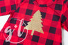 Buffalo Check Christmas Dress- Christmas Tree - Grace and Lucille